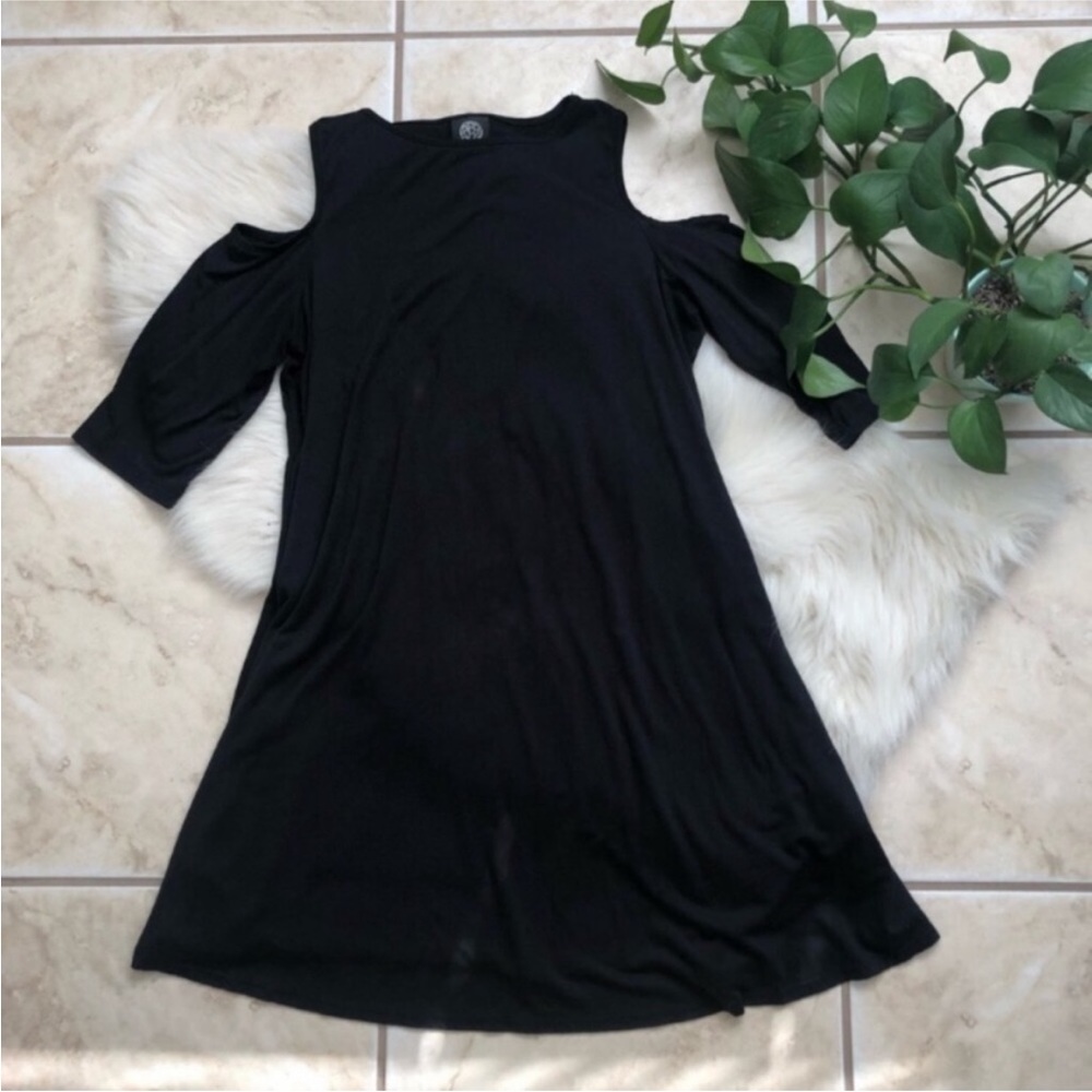 Bobeau Cold Shoulder Minidress